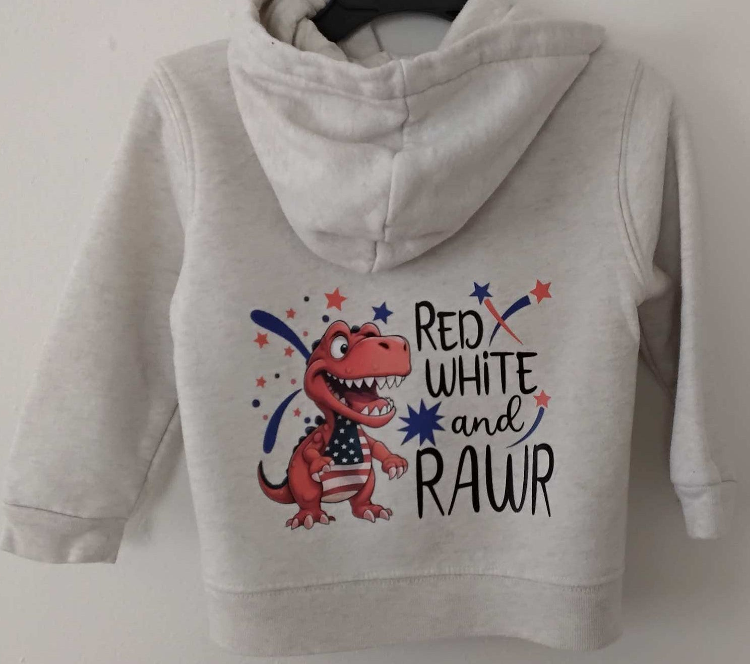 Garanimals • Size 18M • Upcycled Zipper Hoodie against a white background