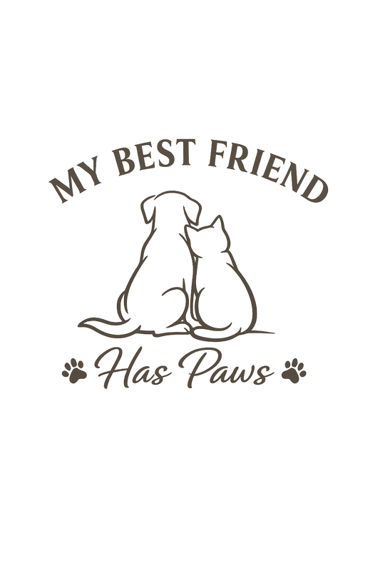 My Best Friend Has Paws PNG File